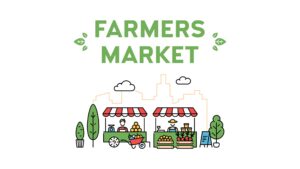 Clip art of farmers market